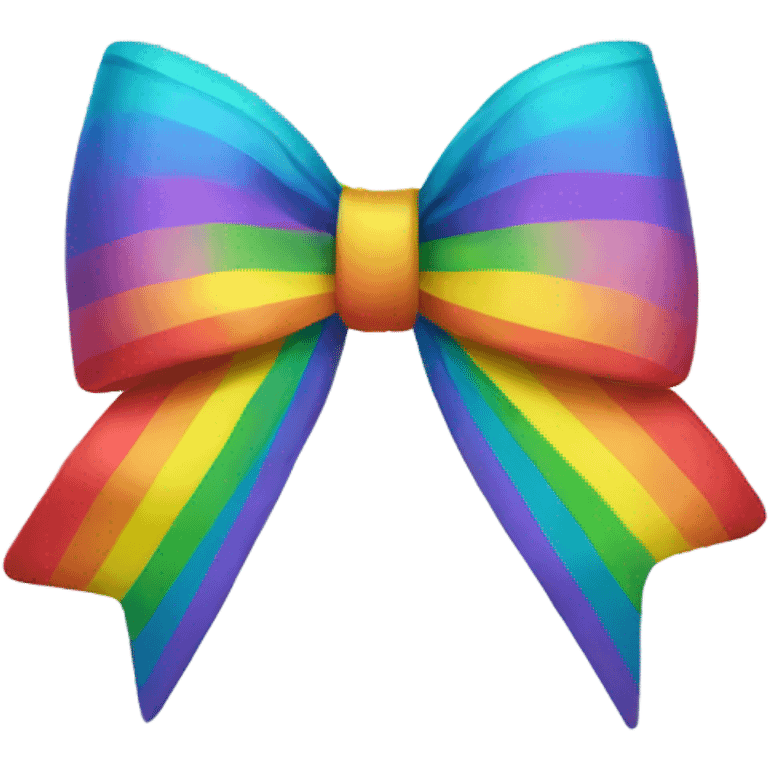 Rainbow bow  emoji