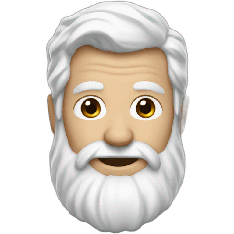 Notre dame leprechaun white hair and a brown beard emoji