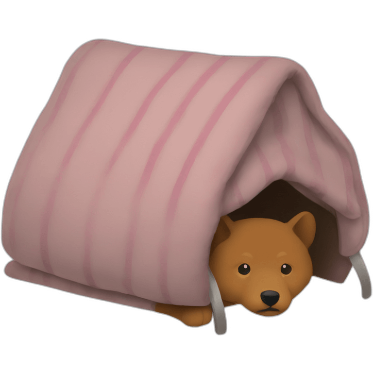 blanket shelter emoji