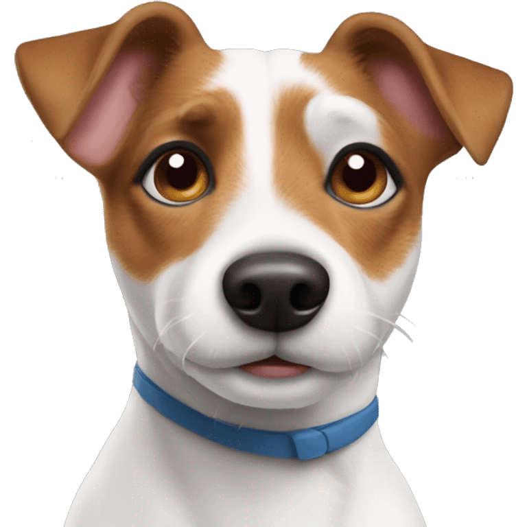 Jack russell dog emoji