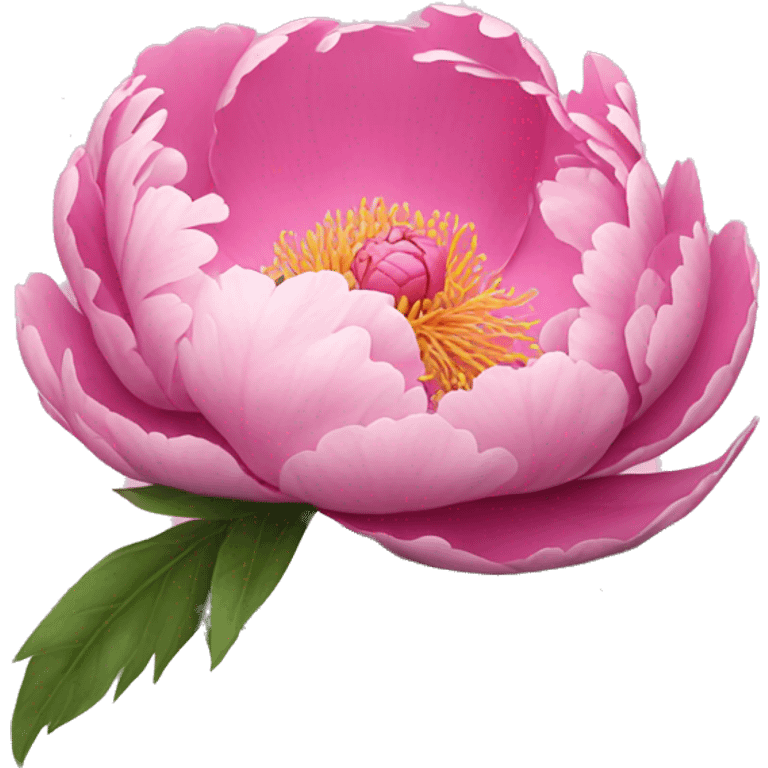 pink peony emoji