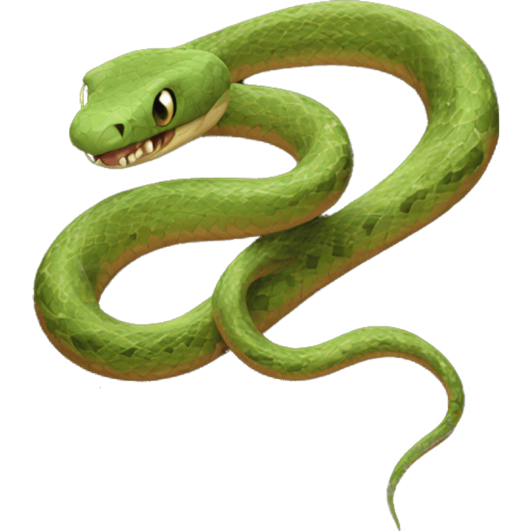 Snake on a gothic board emoji