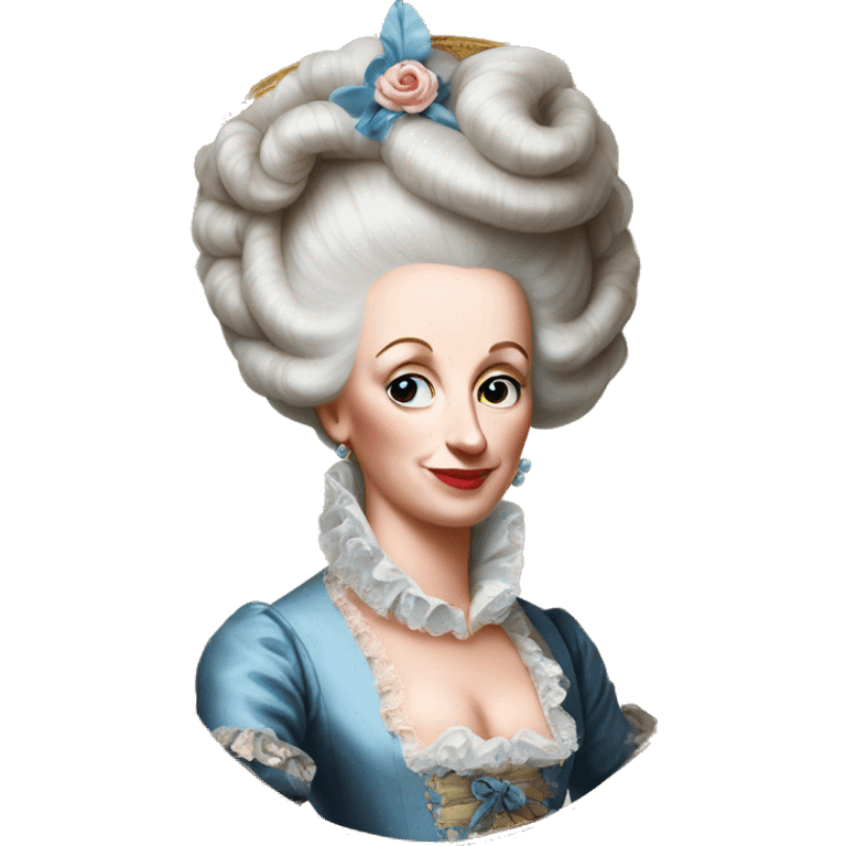 marie antoinette portrait emoji