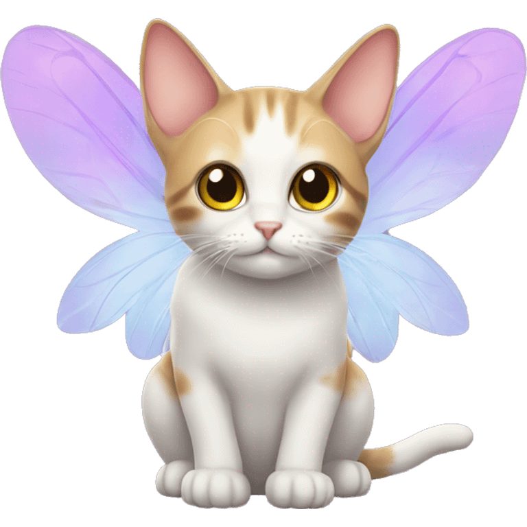 Cat with fairy wings emoji