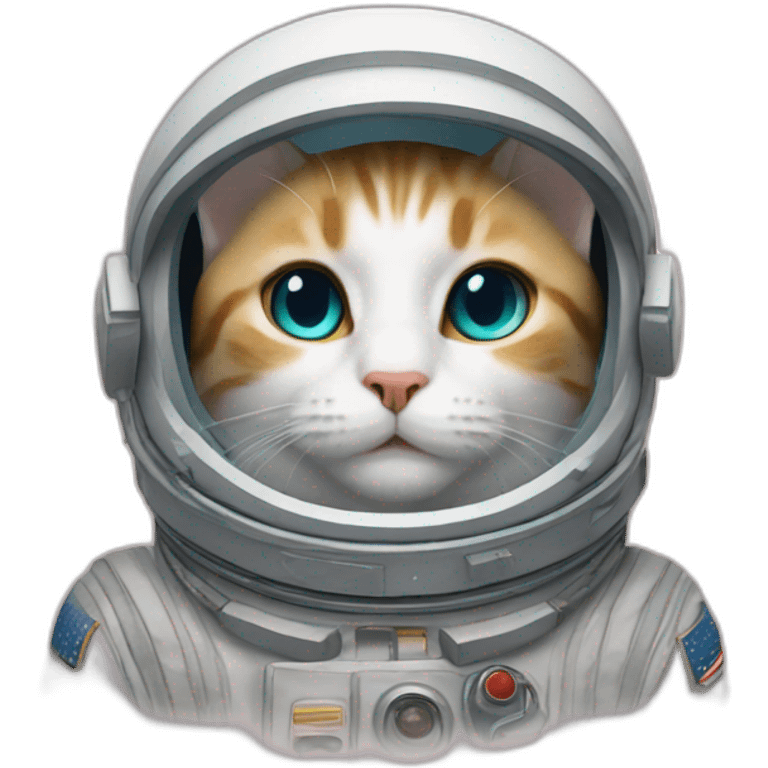 Astronaute cat emoji