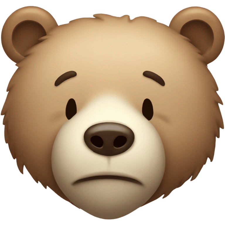 Sleepy bear emoji