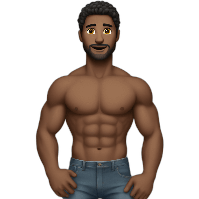 body of sexy man emoji