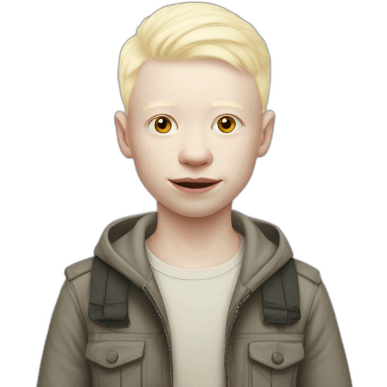 Albinos-human emoji