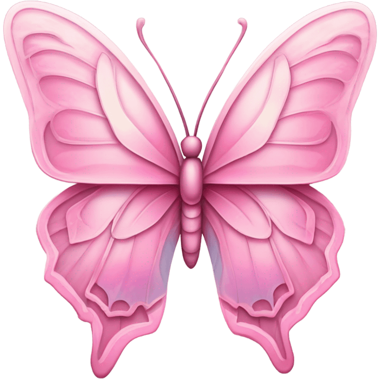 Pink butterfly  emoji