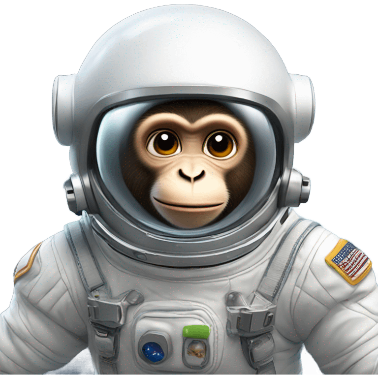 Space monkey emoji