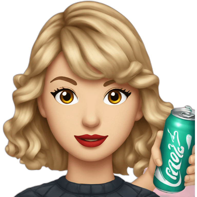 Taylor swift drink soda emoji