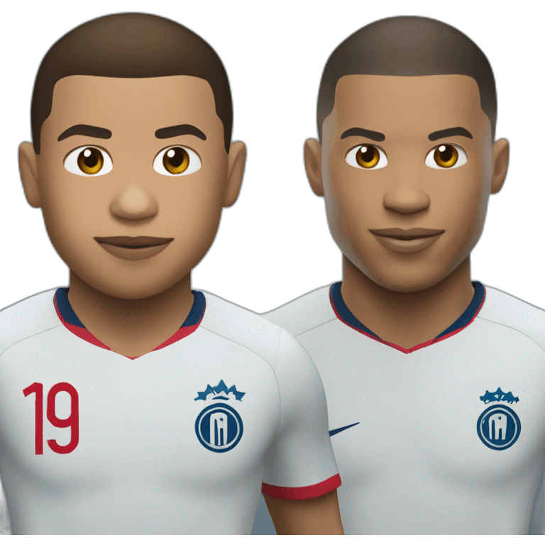 Mbappe en ronaldo emoji