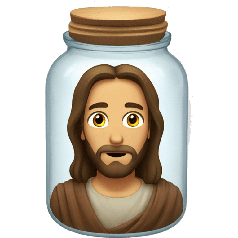 Jesus in a jar emoji