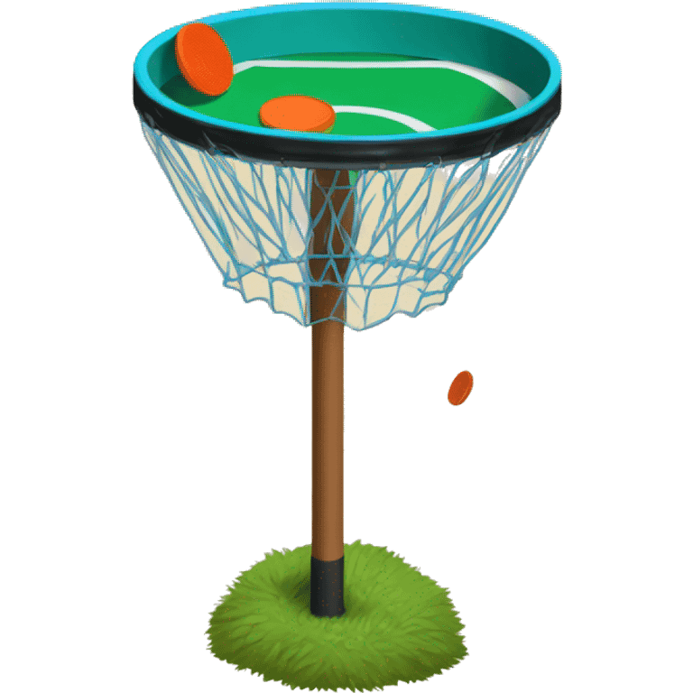 Disc golf basket emoji