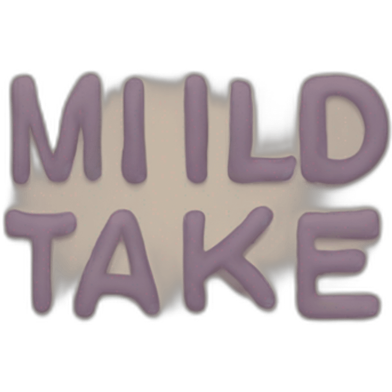 text that says "mild take" emoji