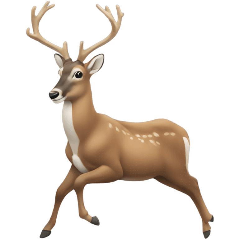 Big buck dancing emoji