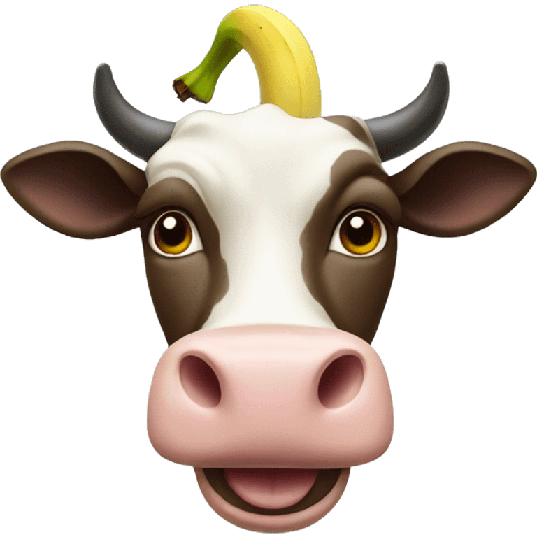 cow banana emoji