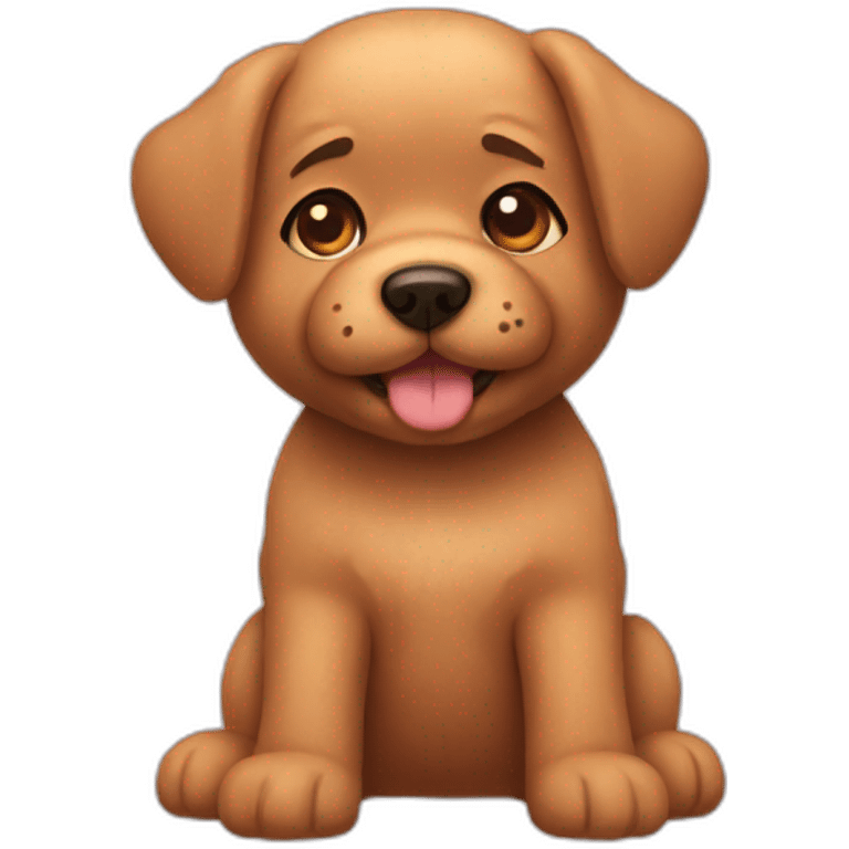 Teddy-dog emoji