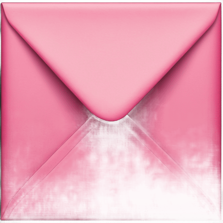 Pink email emoji