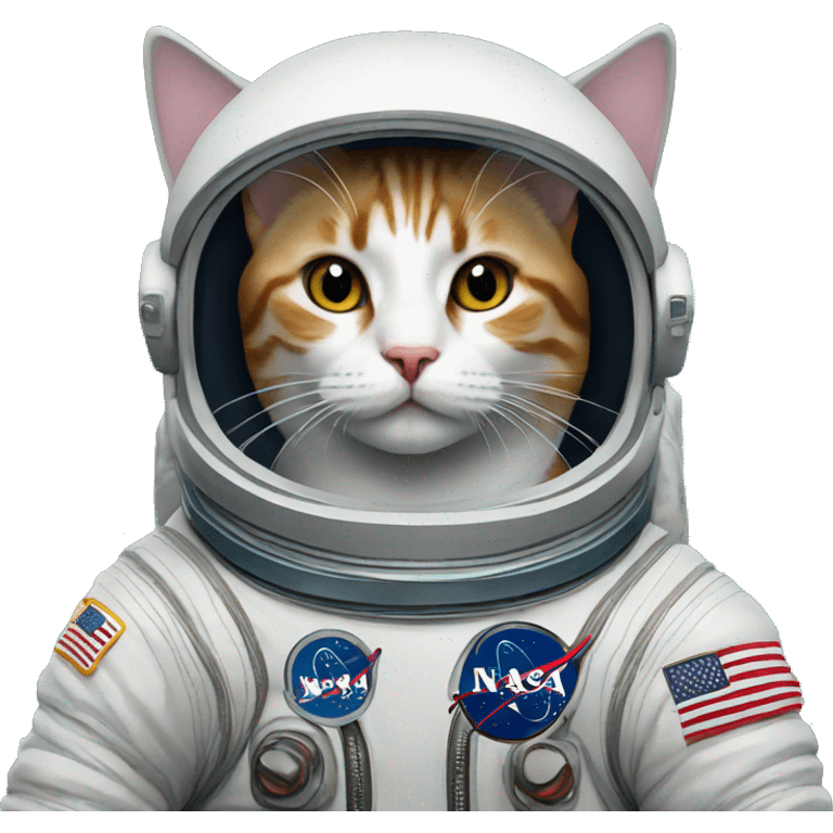 Cat astronaut emoji