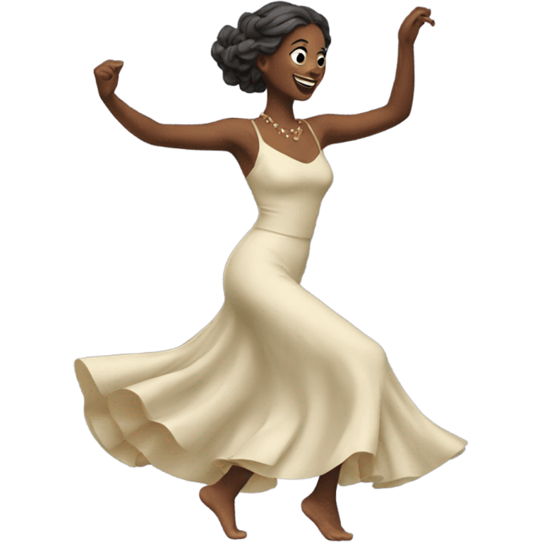 Woman dancing emoji