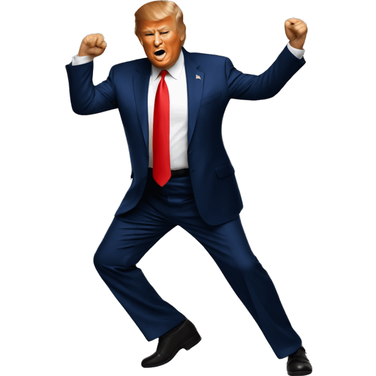 Donald trump dancing emoji