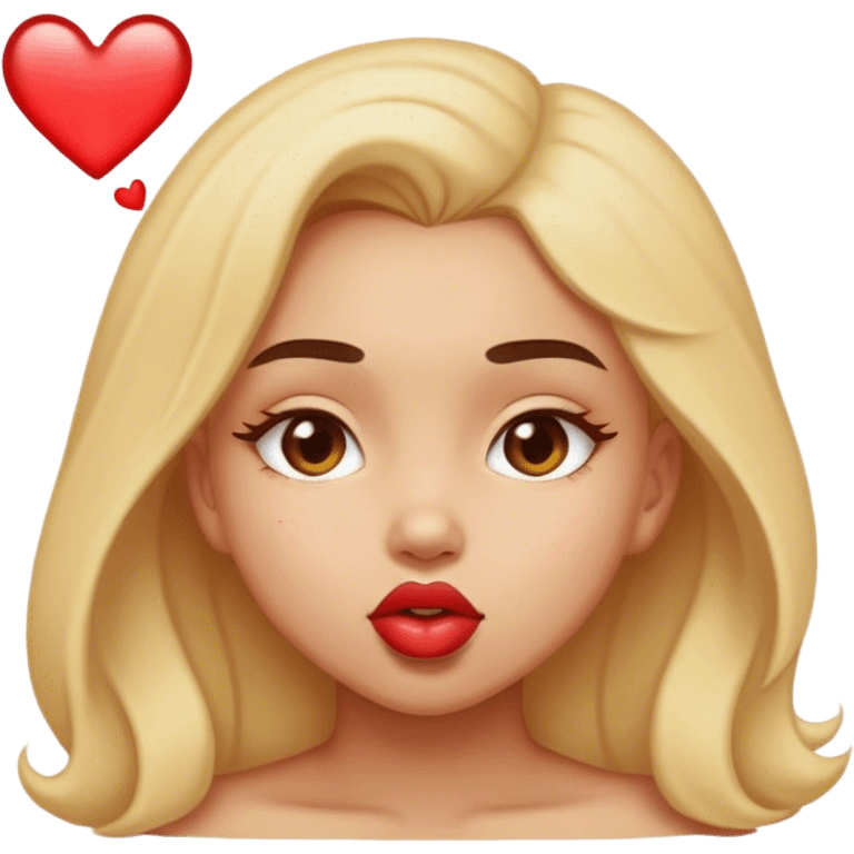 Girl kisser emoji