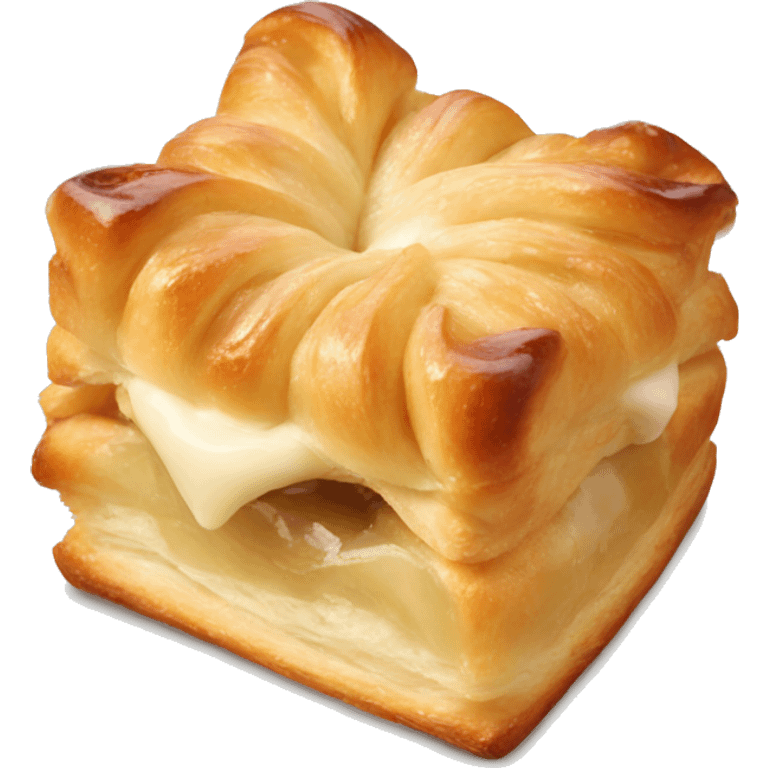 1 Square Pastry Apple danish  emoji