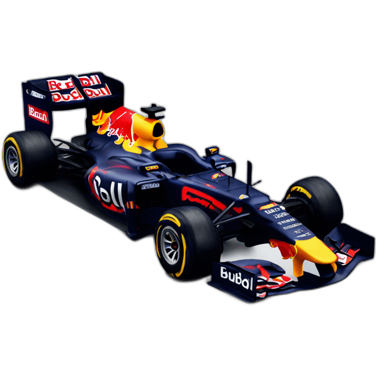 formula 1 car red bull livery  emoji