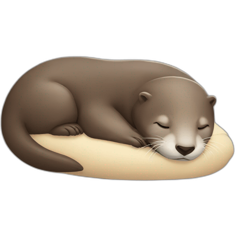 Otter sleep emoji