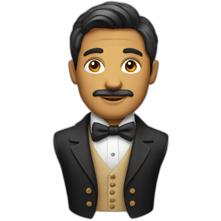 Smart gentleman emoji