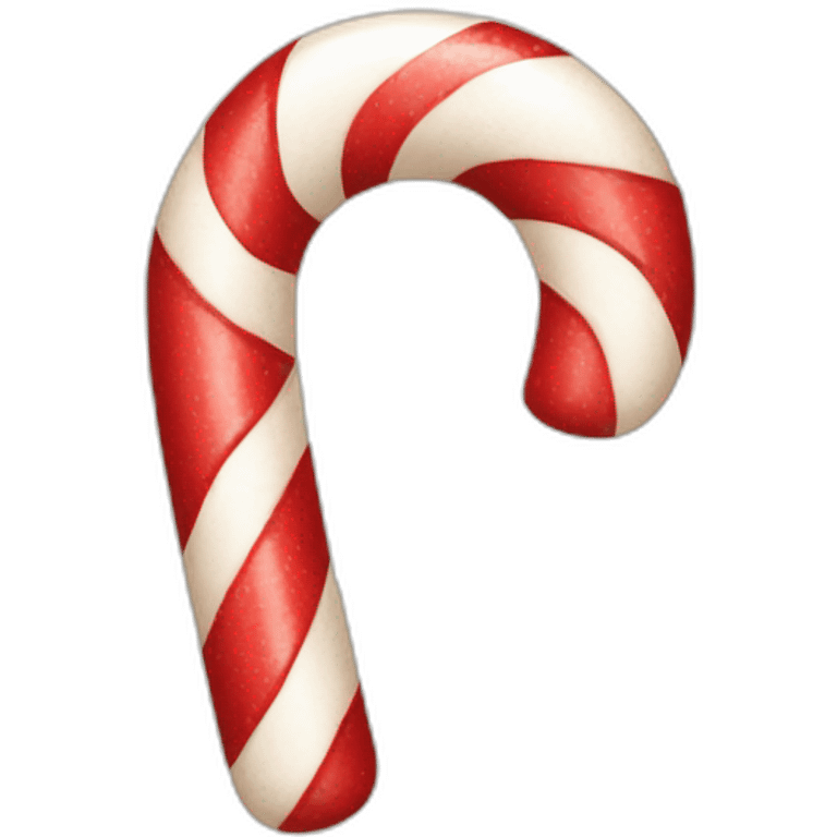 candy cane decorated emoji