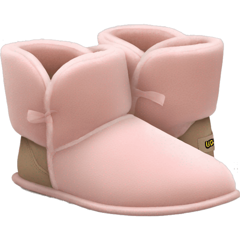 UGG slippers light pink emoji