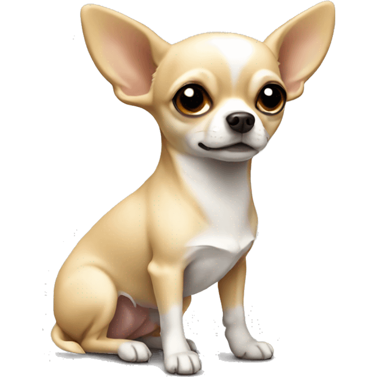 light colored chihuahua dog emoji