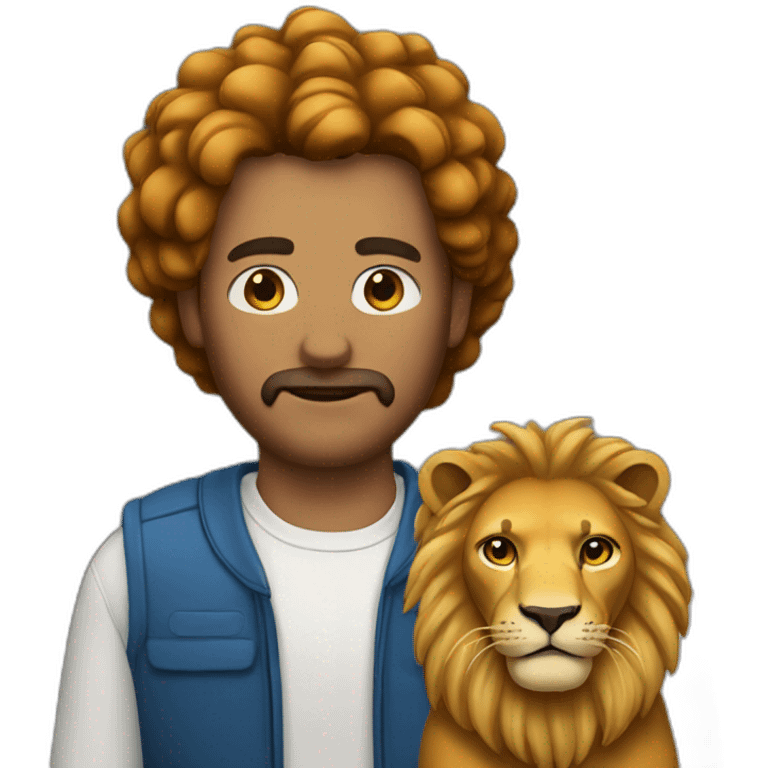 man-with-lion-body emoji