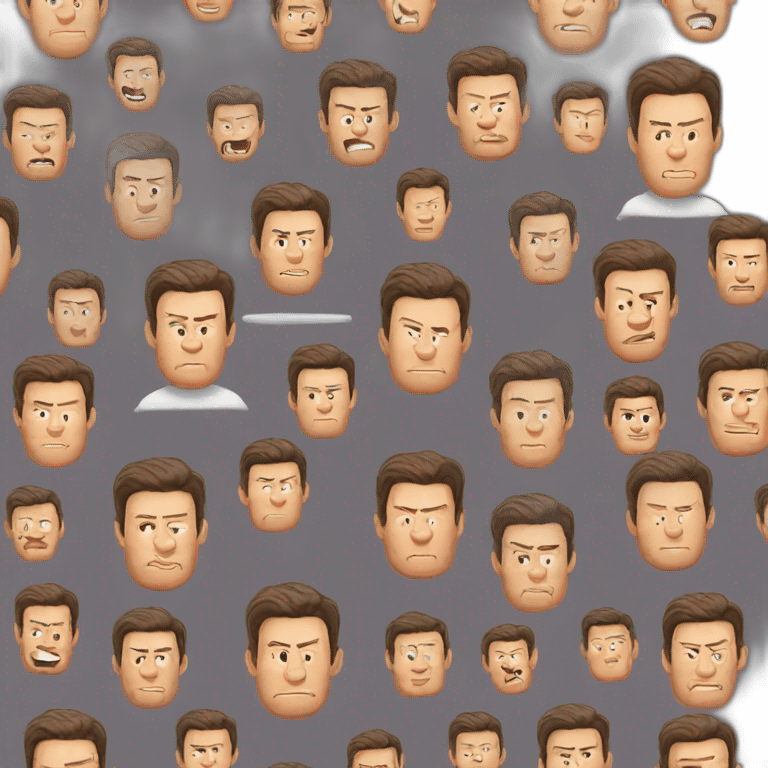 mark wahlberg cartoon wearing muscle tee emoji