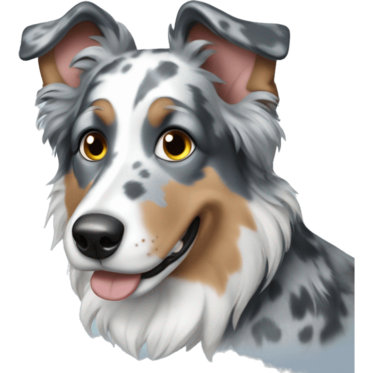 blue merle dog emoji