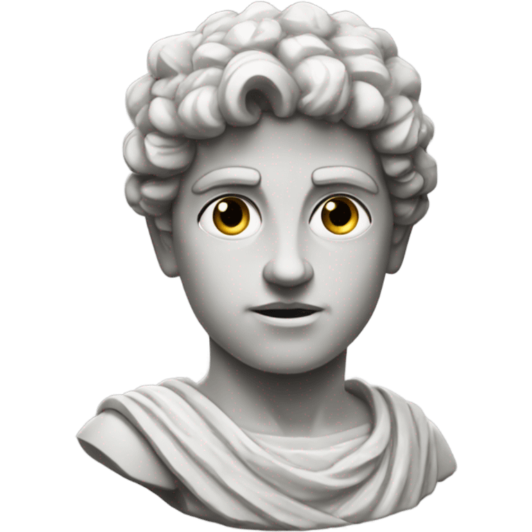 A Young greek Stone God emoji