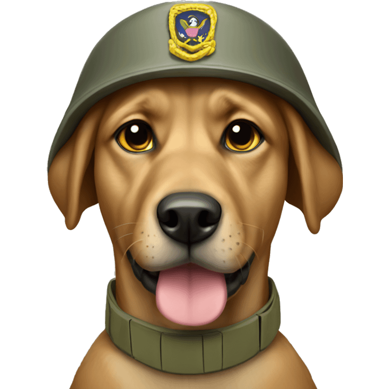 Army dog emoji