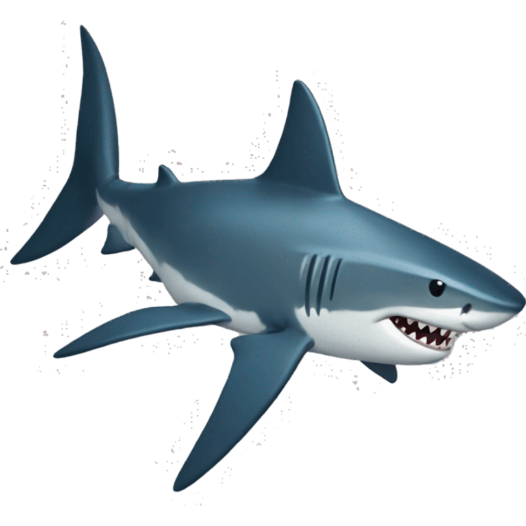 Shark with topha emoji