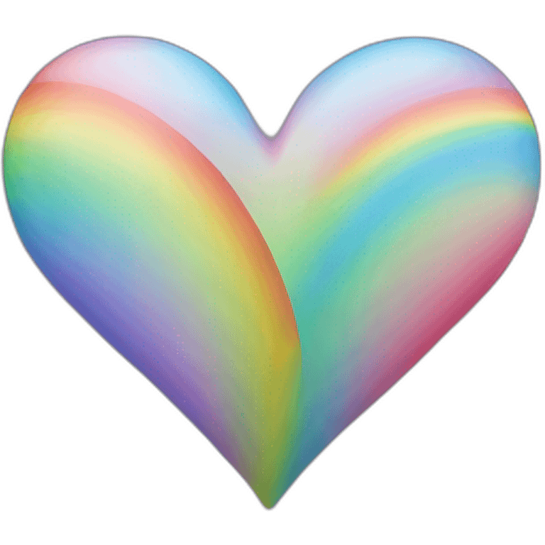 rainbow heart  emoji