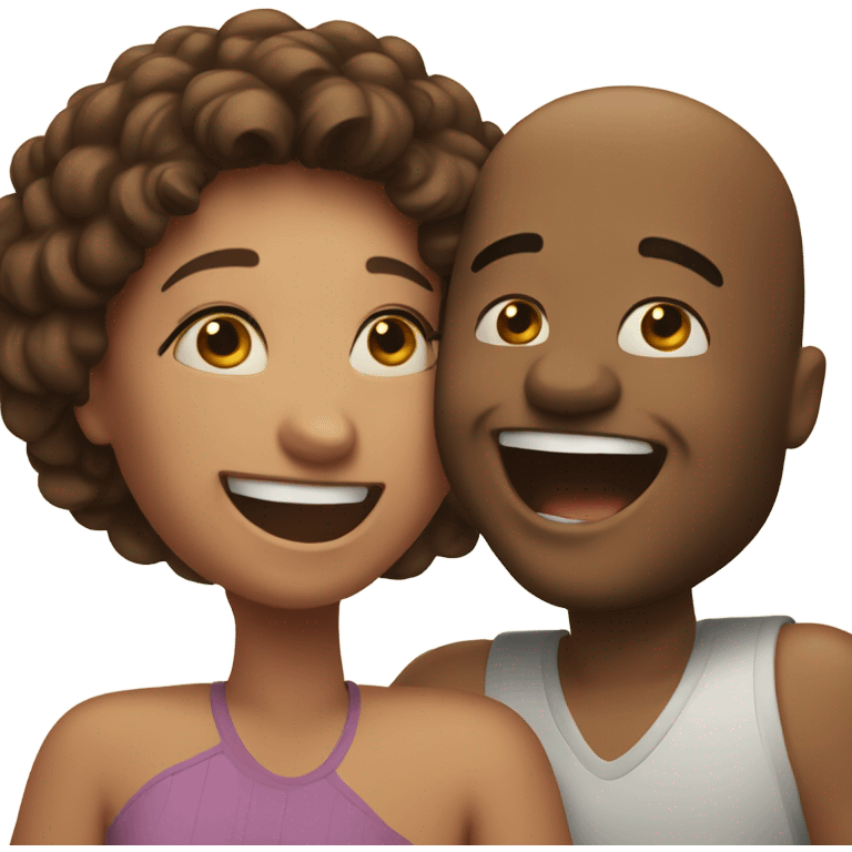 A couple enjoying the day emoji