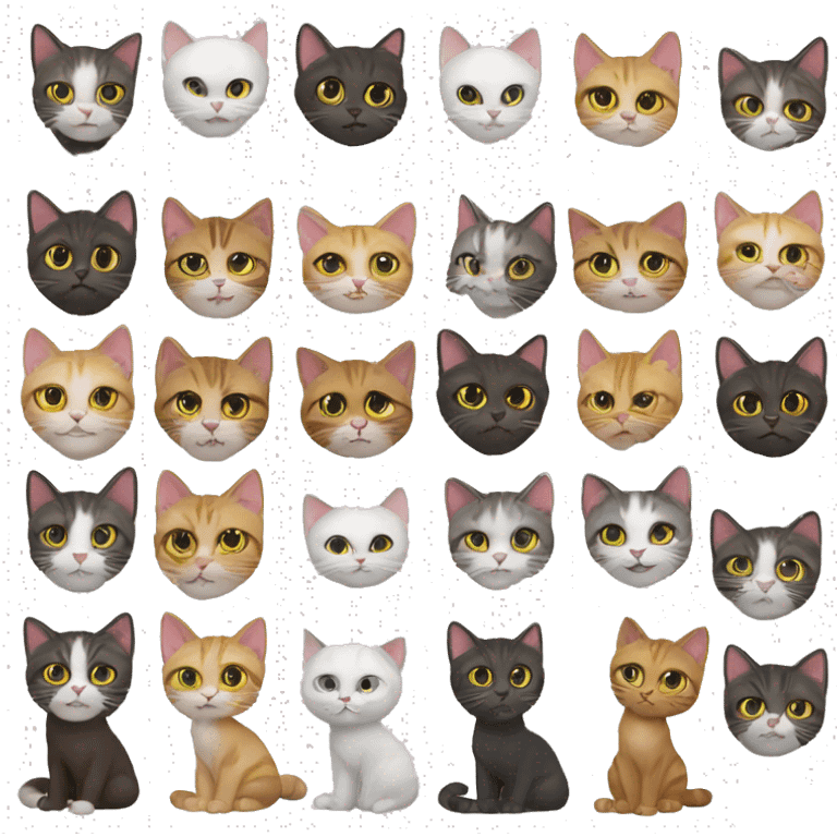 13 christmas cats emoji