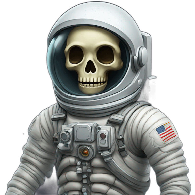 skeleton astronaut emoji