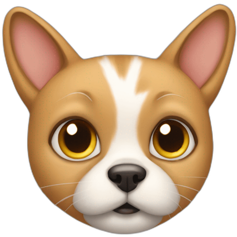 Dog as a cat emoji