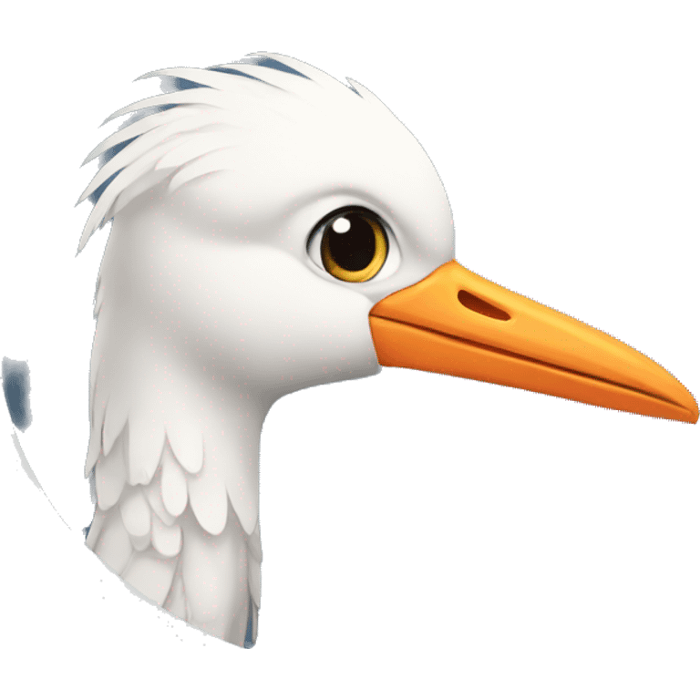 Stork emoji