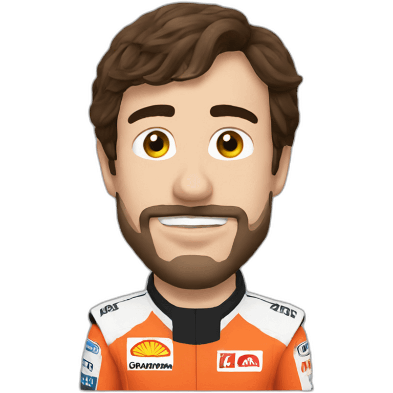 fernando alonso con la 33 emoji