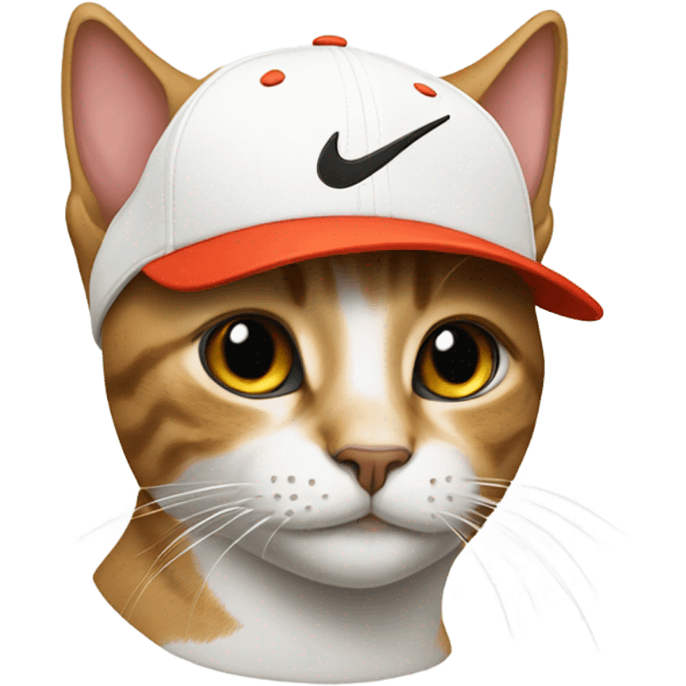 Cat wearing Nike  emoji