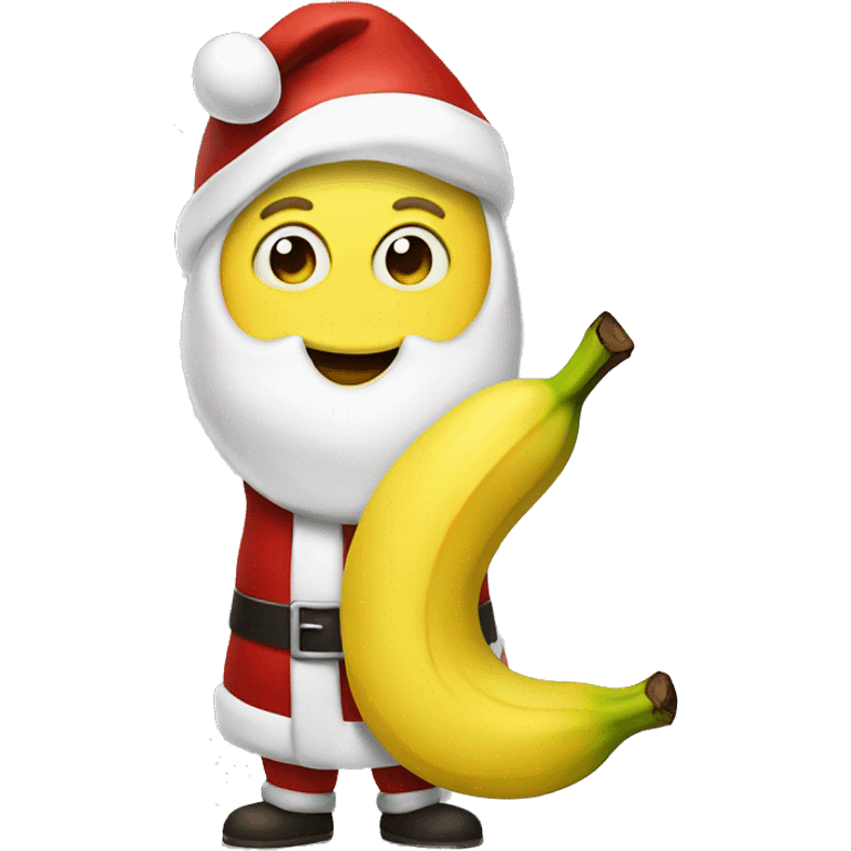 Banana santa emoji