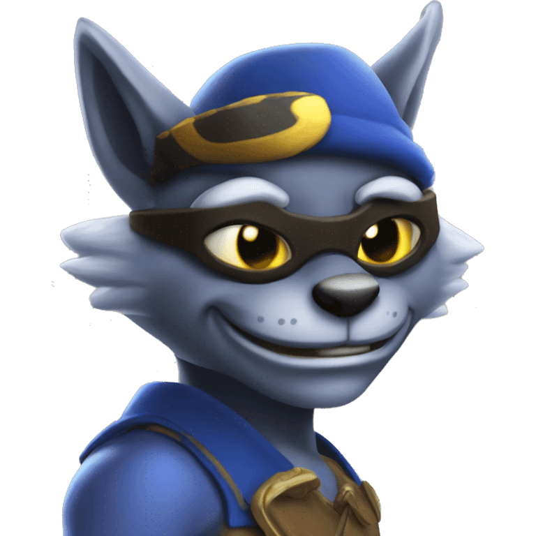 sly cooper but freaky emoji